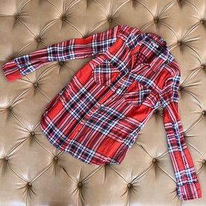 Red Flannel Button Down SIZE: small